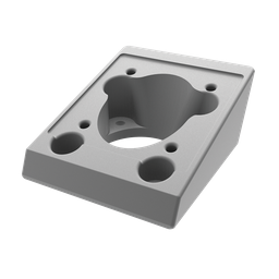 Product image for Hoffman AAA1544 Angle Adapter, fits 4x 4 Pedestal, Aluminum