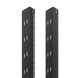 Product image for Hoffman PRA1922TPL1 19-in. and 23-in. Rack Angles, fits 2200mm, Black, Steel