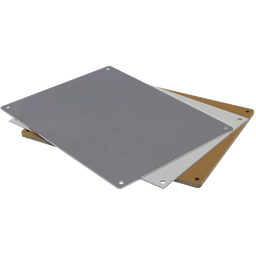 Product image for Hoffman MP1412S VJ Series Back Mounting Plate 14x12x0.38 Light Gray Mild Steel