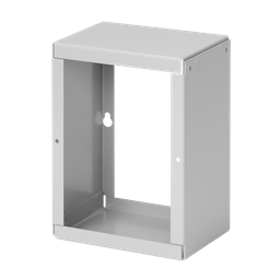 Product image for Hoffman A884SU Screw-Cover Pull Box Extender, Type 1, Steel, Lt Gray