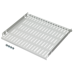 Product image for Hoffman A19SH5 19-in. Fixed Shelf, fits 19 in Rack A, Lt Gray, Steel