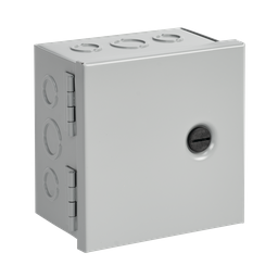 Product image for Hoffman AHE30x 24x 6 Hinged-Cover, Type 1, 30" x 24" x 6", Gray, Steel