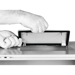 Product image for Hoffman DLGP610 16 Gauge Gland Plate, fits 9" x 5", Gray, Steel