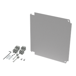 Product image for Hoffman A108PSWPNL Aluminum Swing-Out Panel for 10x8 Polyester Enclosure