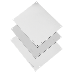 Hoffman A12P12SS Panel for Junction Box, fits 12" x 12" Box, Brushed, Stainless Steel 304