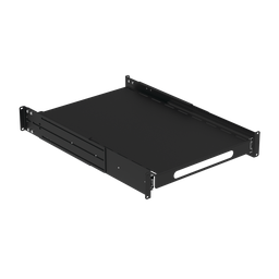 Product image for Hoffman P19SHP810B Rack Mount Pull-out Shelf, 2U,fits 800-1000mm, Black, Steel