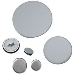 Product image for Hoffman AS075LG HOL-SEALERS Hole Seals, 1.56 Dia., Lt Gray, Steel