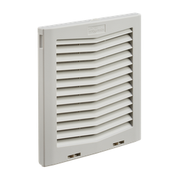 Product image for Hoffman HG1000504 HG Filter Fan Exhaust Grilles, fits HF10 fans, 10-inch, IP55, Lt Gray