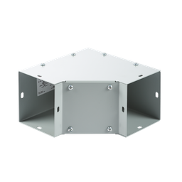 Product image for Hoffman F101090EIN 90-Degree Elbow.Inside Opening, fits 10" x 10", Gray, Steel