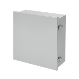 Product image for Hoffman A12R106HCLO Drip-Shield Hinged Lift-Off Cover Type 3R, 12" x 10" x 6", Gray, Steel