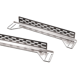 Product image for Hoffman P2GARA6 ProLine G2 Adjustable Rack-Mounting Rails, 600mm, Steel