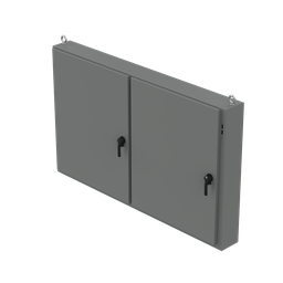 Product image for Hoffman A48x 2E7818 Low-Profile, One- to Five-Door Disconnect Enclosure, Type 12, 48" x 78.5" x 18", Gray, Steel