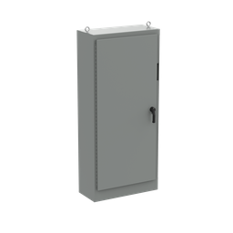 Product image for Hoffman A90XM4018FTCLP4 90.12 x 40.25 x 18.12 Inch Steel NEMA 4 1-Door Universal Cutout Disconnect Enclosure