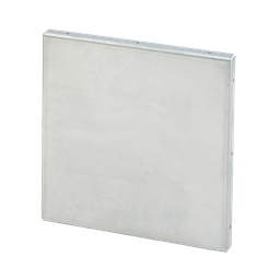 Product image for Hoffman F88GCPNKGV Galvanized Closure Plate, With and Without Knockouts, 8" x 8", Steel