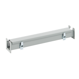 Product image for Hoffman F66L24 Lay-In NEMA Type 12 Wireway Straight Section, 6" x 6" x 24", Gray, Steel
