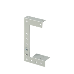 Product image for Hoffman F44GDB Drop and Bracket Hangers, fits 4" x 4", Gray, Steel