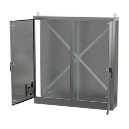 Product image for Hoffman AU84X7824BSSLP UF 2 Door Both Sides Open SS