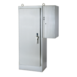 Product image for Hoffman A72XD2818SSFTCLP Sequestr, External Disconnect Package, 4X, 72x28x18, 1 Door, SS 304