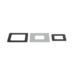 Product image for Hoffman F88WR44 Reducer Bushings, 8x8 to 4x4, Center Hole, Gray, Steel