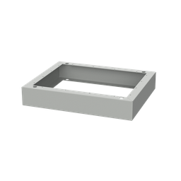 Product image for Hoffman EPL7060 Plinth Base, 700x 600mm, Gray, Aluminum