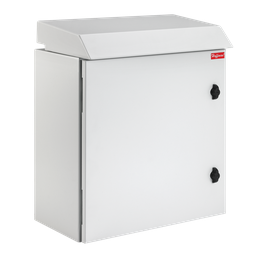 Product image for Hoffman PTRS242412G3 ProTek S-D Fan Packages, Type 3R, 24.09x23.62x11.81, Lt Gray, Steel, Solid