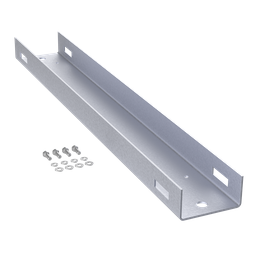 Product image for Hoffman EPMC9 Vertical Pole-Mount Channel, fits 900mm, Gray, Aluminum