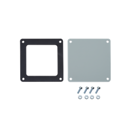 Product image for Hoffman F88WP 9.62" x 9.62" Feed-Through NEMA Type 12 Wireway Closure Plate, Steel