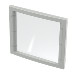 Product image for Hoffman CWF4045 CONCEPT Fixed and Hinged Window Kits, fits 400x 450mm, Aluminum