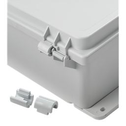 Product image for Hoffman AHGCLP Hinge Retainers, 2.25" x 2.5x0.5, Polyester