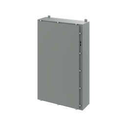 Product image for Hoffman A60HS3712LP 60" x 37.38" x 12" Preferred-Cutout Disconnect Enclosure, Type 4, Continuous Hinge w/ Clamps, Steel