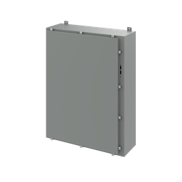 Product image for Hoffman A48HS3712LP Disconnect Enclosure with Clamps, Type 4, 48" x 37.38" x 12", Gray, Steel