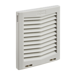 Product image for Hoffman HG0900504 HG Filter Fan Exhaust Grilles, fits HF09 fans, 9-inch, IP55, LT Gray