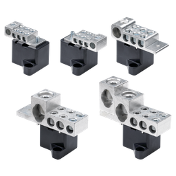 Product image for Hoffman ASTB400 Splitter Trough Block Assemblies, Aluminum