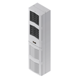 Hoffman S101046G050 SPECTRACOOL Slim Fit Indoor Air Conditioner, 37.40x 15.70x 10.20", Lt Gray, Steel