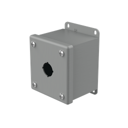 Product image for Hoffman E1PBG 3.50" x 3.25" x 2.75" 1-Hole 22.5mm Pushbutton Enclosure, Type 12, Steel
