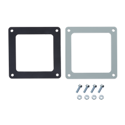 Hoffman F44WB Box Connector, 4" x 4", Gray, Steel