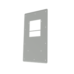 Product image for Hoffman EGVM2 COMLINE Vertical Mount Cabinet, 23.23x 12.68x0.35, Lt Gray, Aluminum