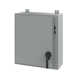 Product image for Hoffman A24SA2208LPPL Preferred Cutout, Disconnect Enclosure, Type 12, 24" x 21.38" x 8", Steel