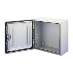 Product image for Hoffman CSD24206LGEMC CONCEPT EMC, Type 4, 24" x 20" x 6", Lt Gray, Steel