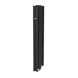 Product image for Hoffman DV6DF8 CABLETEK Vertical Cable Manager, 96" x 7.25"00x 21.20"0, Black, Aluminium