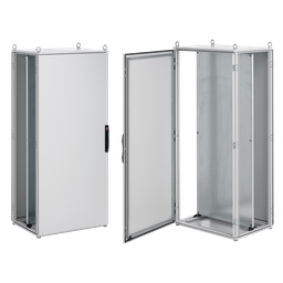 Product image for Hoffman PP1886 PROLINE Industrial Packages, Type 12, 1800x 800x 600mm, Lt Gray, Steel