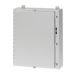 Product image for Hoffman A42HS3712SSLP Disconnect Enclosure with Clamps, Type 4X, 42" x 37.38" x 12", SS Type 304
