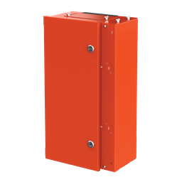 Product image for Hoffman AID2212 Medium, Internal Disconnect Shield, 22x12x6.5in, Safety Orange, Steel