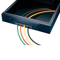 Product image for Hoffman PCEGP Cable Entry Gland Plate, fits 100mm S.Base, Black, Steel