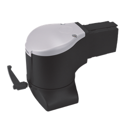 Product image for Hoffman S1MFEC Syspend 180-Max Flange Elbow Coupling, Black, Aluminum