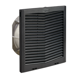 Product image for Hoffman HF1316413 HF13 Side-Mount Filter Fan, 115V, 395 CFM, Black