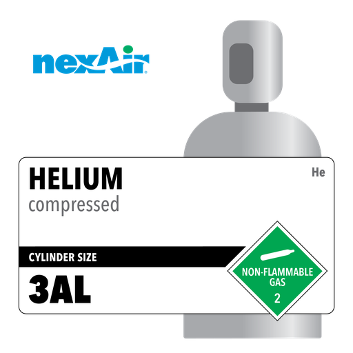 Helium, 3AL, 4.5, Specialty, 99.995%, 297 cf, Aluminum (A), CGA 580