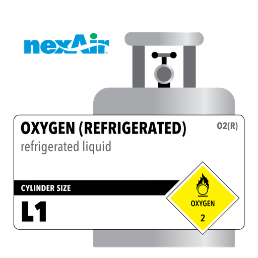 Oxygen (Refrigerated), L1, 2.5, Specialty, 99.5%, 4844 ltr, Stainless Steel (SS), CGA 540/440