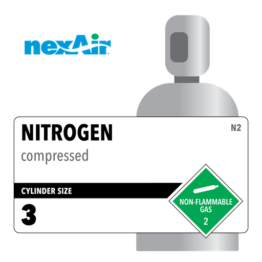 Nitrogen, 3, 5.0, Specialty, 99.999%, 304 cf, Steel (S), CGA 580