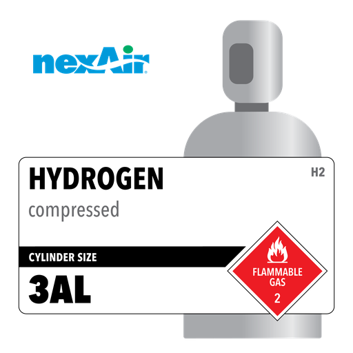 Hydrogen, 3AL, 5.0, Specialty, 99.999%, 261 cf, Aluminum (A), CGA 350